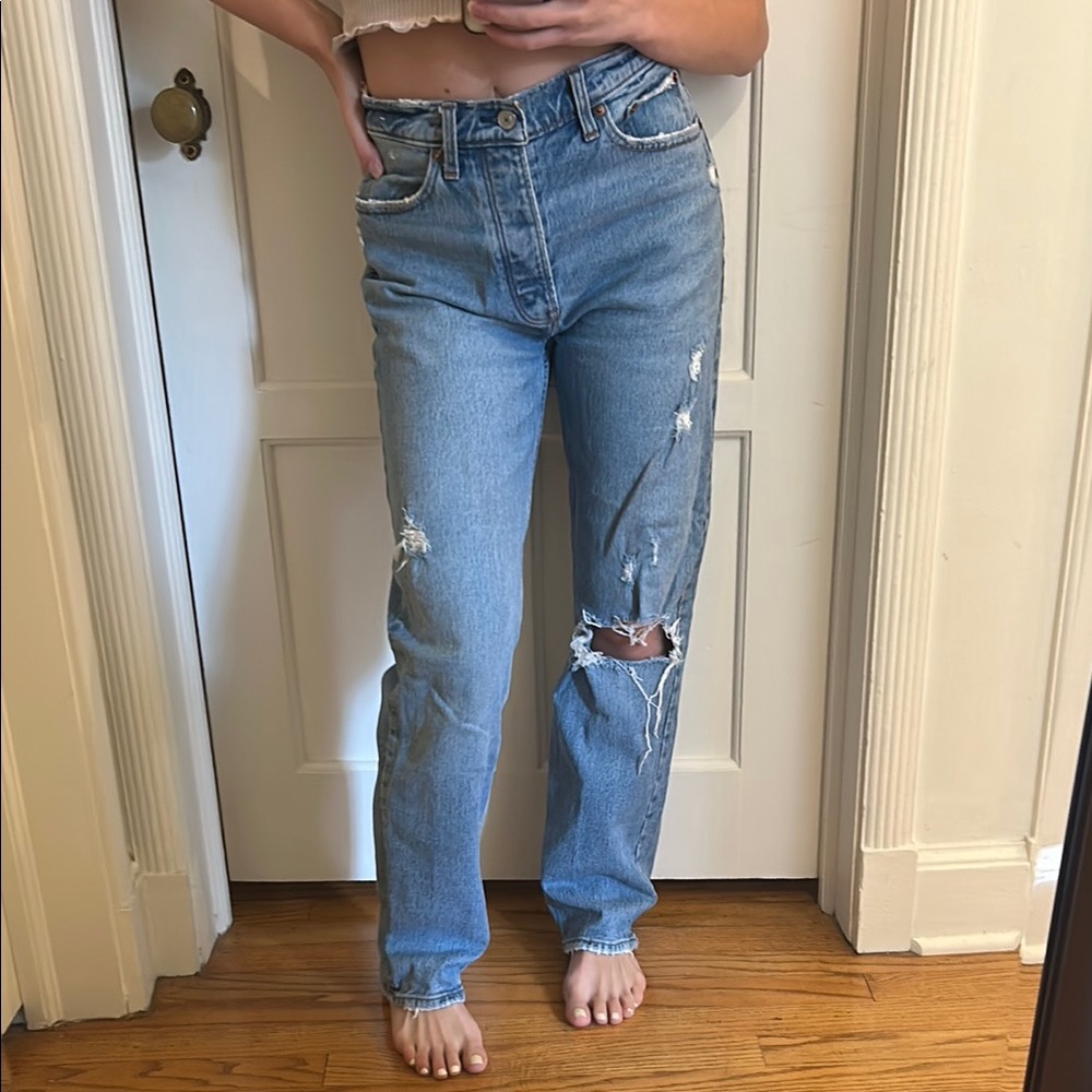 Abercrombie The Dad High Rise Jeans